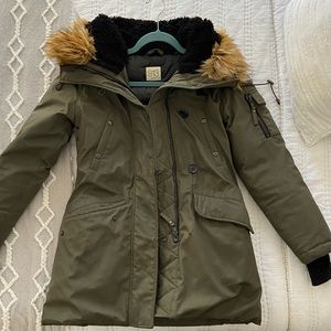 Urban Outfitters S13 winter coat - army green